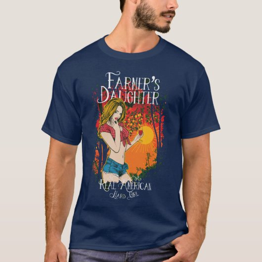 Mannen van de dochter van de boeren T-Shirt (Voorkant)