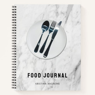 Mannen van de Food Journal Women Meal Diary Notitieboek