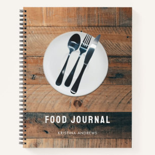 Mannen van de Food Journal Women Meal Diary Notitieboek