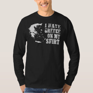 Mannen van de Griekse vlag Vrouwen T-shirt