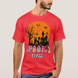 Mannen van de groep Groovy Halloween Vrouwen T-shirt