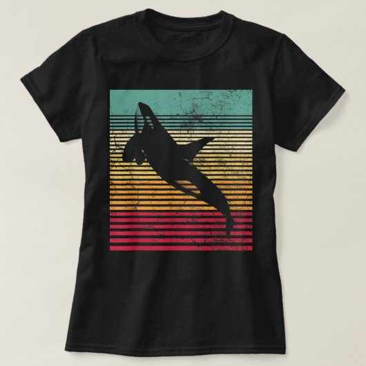Mannen van de groothandelaar Orca Retro Style Vrou T-shirt (Design voorkant)