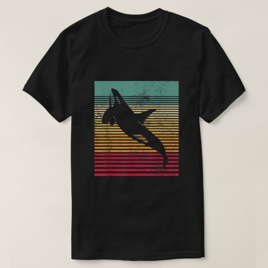 Mannen van de groothandelaar Orca Retro Style Vrou T-shirt (Design voorkant)