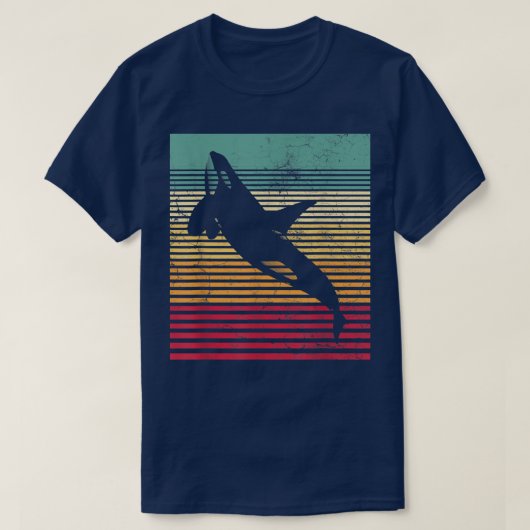 Mannen van de groothandelaar Orca Retro Style Vrou T-shirt (Design voorkant)