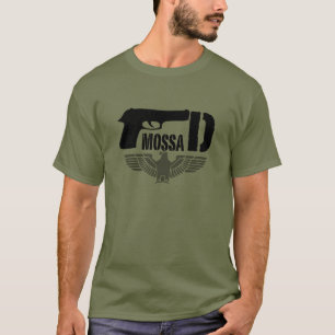 Mannen van de Israëlische strijdkrachten voor het T-shirt