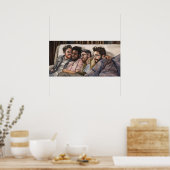 Mannen van de kade hangen uit poster (Keuken)