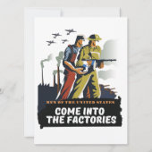 Mannen van de Verenigde Staten, WW2-poster (Achterkant)