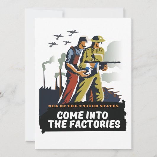 Mannen van de Verenigde Staten, WW2-poster (Voorkant)