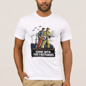 Mannen van de Verenigde Staten, WW2-poster T-shirt (Voorkant)