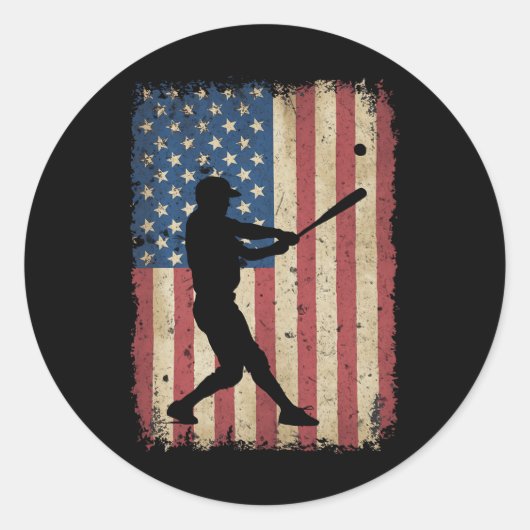 Mannen van de VS Amerikaanse FL Ronde Sticker (Voorkant)