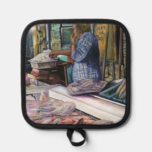 Mannen van de woestijn, cadeautjes van het Zee, Je Pannenlap (Voorkant)