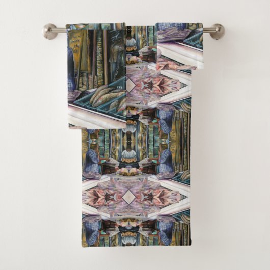 Mannen van de woestijn, geschenken van het Zee Bad Handdoek (Insitu)