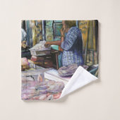 Mannen van de woestijn, geschenken van het Zee Bad Handdoek (Wasdoekje)