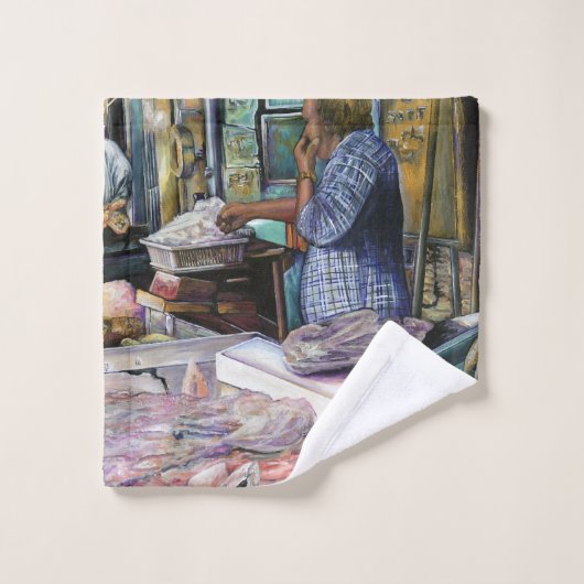 Mannen van de woestijn, geschenken van het Zee Bad Handdoek (Wasdoekje)