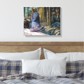Mannen van de woestijn, Geschenken van het Zee. Je Canvas Afdruk (Insitu (Slaapkamer))