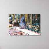 Mannen van de woestijngeschenken van het Zee Jeruz Canvas Afdruk (Voorkant)