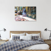Mannen van de woestijngeschenken van het Zee Jeruz Canvas Afdruk (Insitu (Slaapkamer))