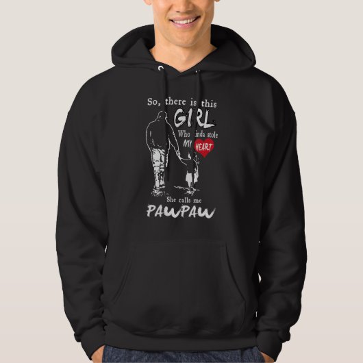 Mannen van dit meisje dat Kinda mijn hart tegenhou Hoodie (Voorkant)