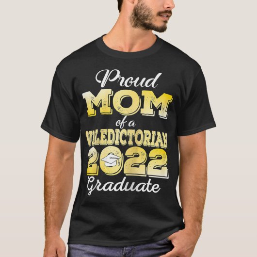 Mannen van een 2022 Afstuderen valedictorische vro T-shirt (Voorkant)