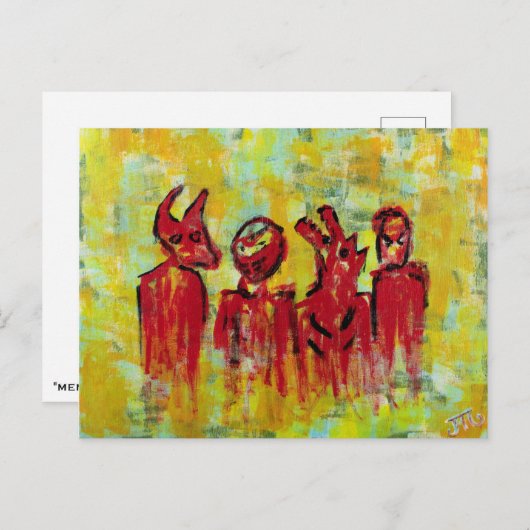 "Mannen van een bepaalde smaak" Briefkaart (Voorkant / Achterkant)