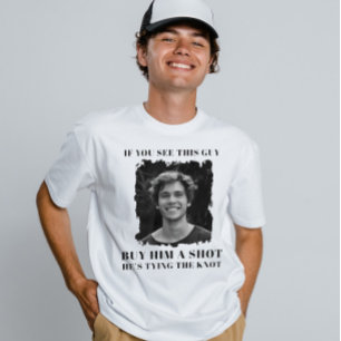 Mannen van Funny Bachelor Party T-shirt