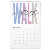 Mannen van geloofsovertuiging positief inspirerend kalender (Mar 2026)