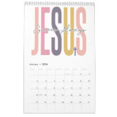 Mannen van geloofsovertuiging positief inspirerend kalender (Jan 2026)