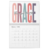 Mannen van geloofsovertuiging positief inspirerend kalender (Feb 2026)