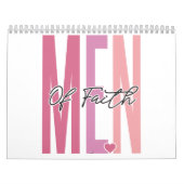 Mannen van geloofsovertuiging positief inspirerend kalender (Hoes)