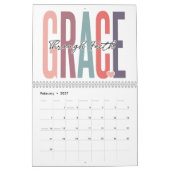 Mannen van geloofsovertuiging positief inspirerend kalender (Feb 2027)