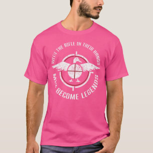Mannen van geweren worden legendes die jagen op mi t-shirt