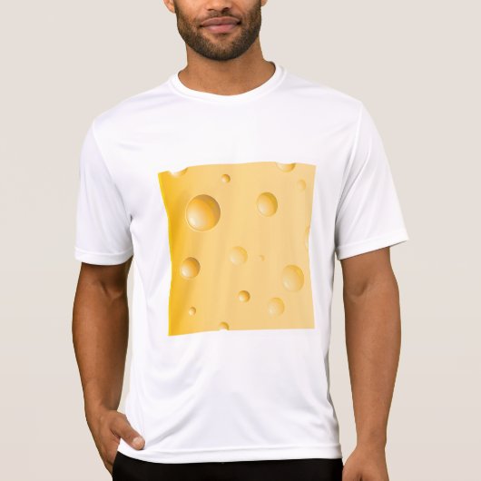 Mannen van Gruyere Cheese Actieve T-shirt (Voorkant)