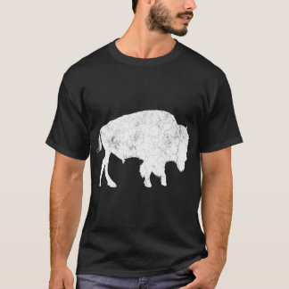 Mannen van het bizons-Dierenvriend met vervorming  T-shirt
