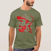 Mannen van het Cubaanse communisme en het socialis T-shirt (Voorkant)
