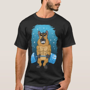 Mannen van het Duitse herdergewicht T-shirt