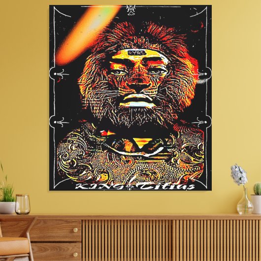 Mannen van het geachte parlementslid: KTJ 03 Canvas Afdruk (Insitu (Woonkamer))