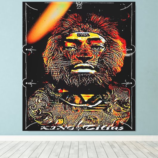 Mannen van het geachte parlementslid: KTJ 03 Canvas Afdruk (Insitu (Houten vloer))