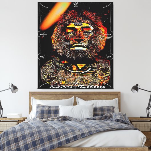 Mannen van het geachte parlementslid: KTJ 03 Canvas Afdruk (Insitu (Slaapkamer))