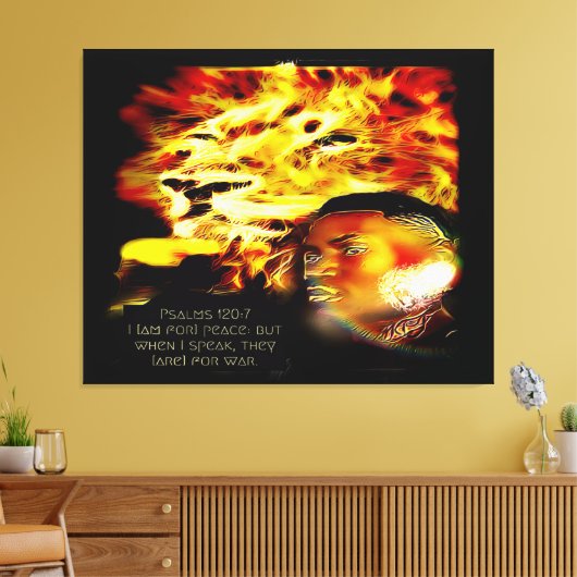 Mannen van het geachte parlementslid: KTJ 06-02 Canvas Afdruk (Insitu (Woonkamer))