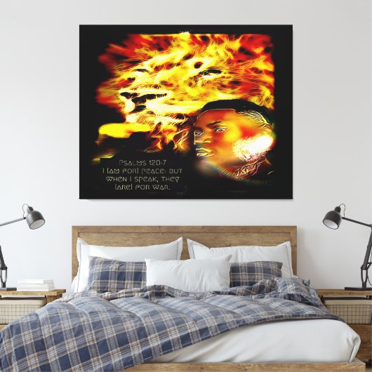 Mannen van het geachte parlementslid: KTJ 06-02 Canvas Afdruk (Insitu (Slaapkamer))