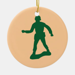 Mannen van het Groene Leger Keramisch Ornament