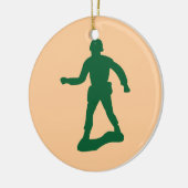 Mannen van het Groene Leger Keramisch Ornament (Links)