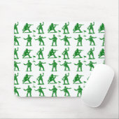 Mannen van het Groene Leger Muismat (Met muis)