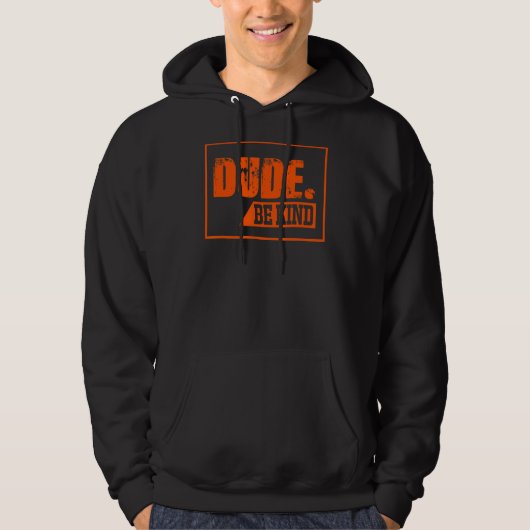 Mannen van het type 'gozer-zijn-houden' hoodie (Voorkant)