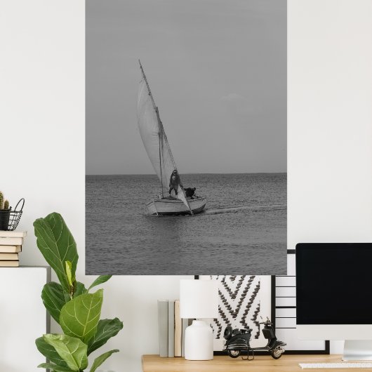 Mannen van het zee poster (Thuiskantoor)