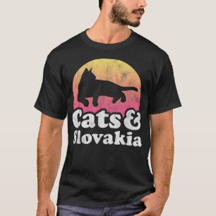 Mannen van katten en Slowakije of van vrouwelijke T-shirt