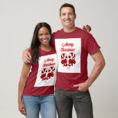 Mannen van kerstsnoepkanen Maron Basic T Shirt (Unisex)