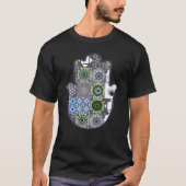 Mannen van Khamsa of Hamsa Hand 2b T-shirt (Voorkant)