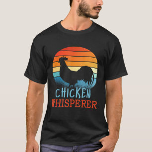 Mannen van kippen en kippen die gevogelte Boerderi T-shirt