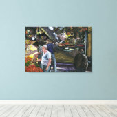 Mannen van Koophandel Jeruzalem Canvas Afdruk (Insitu (Houten vloer))